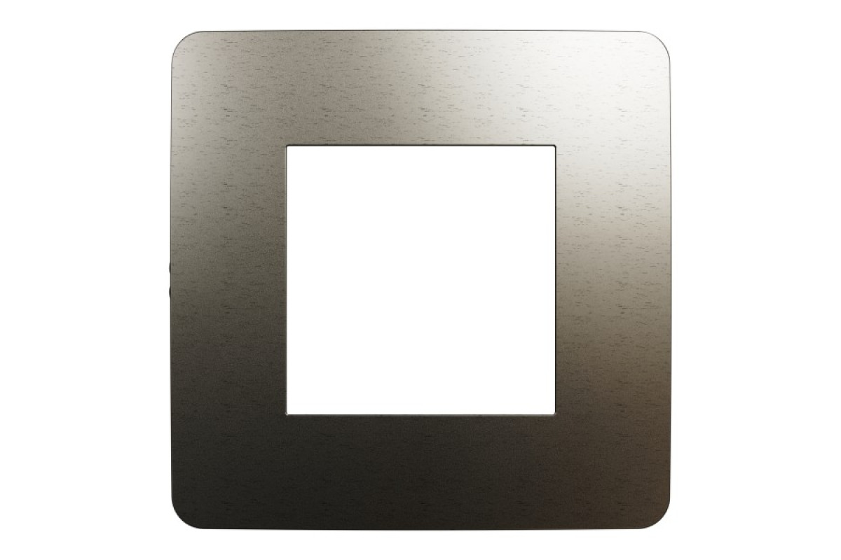 Рамка Unica Studio Metal, 1 постова, антрацит (NU280253M)