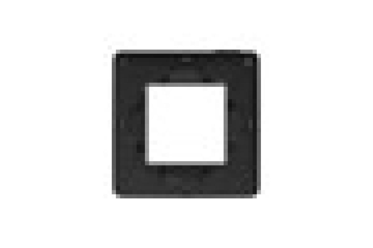 Рамка Unica Studio Metal, 1 постова, антрацит (NU280253M)