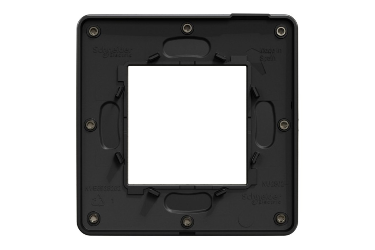 Рамка Unica Studio Metal, 1 постова, антрацит (NU280253M)