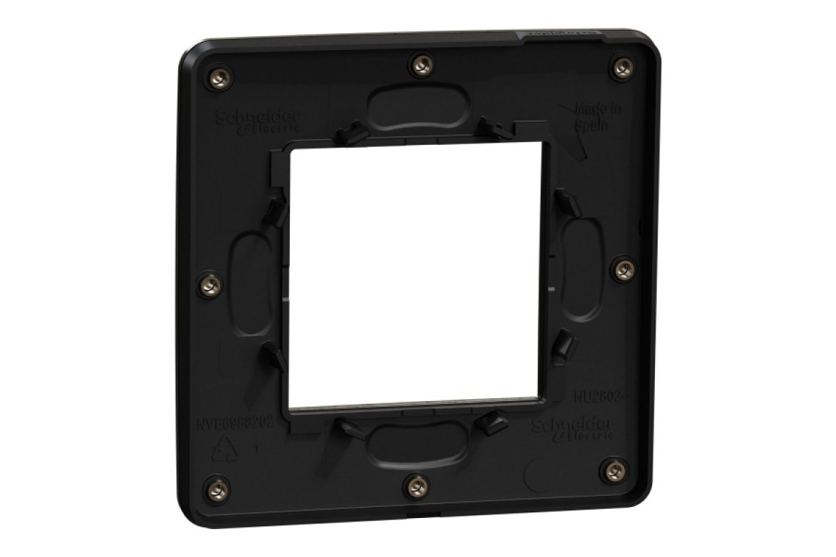 Рамка Unica Studio Metal, 1 постова, антрацит (NU280253M)