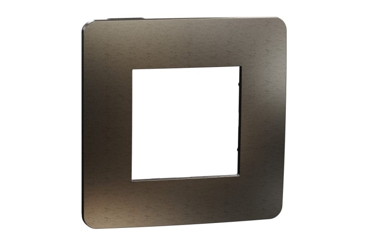 Рамка Unica Studio Metal, 1 постова, антрацит (NU280253M)