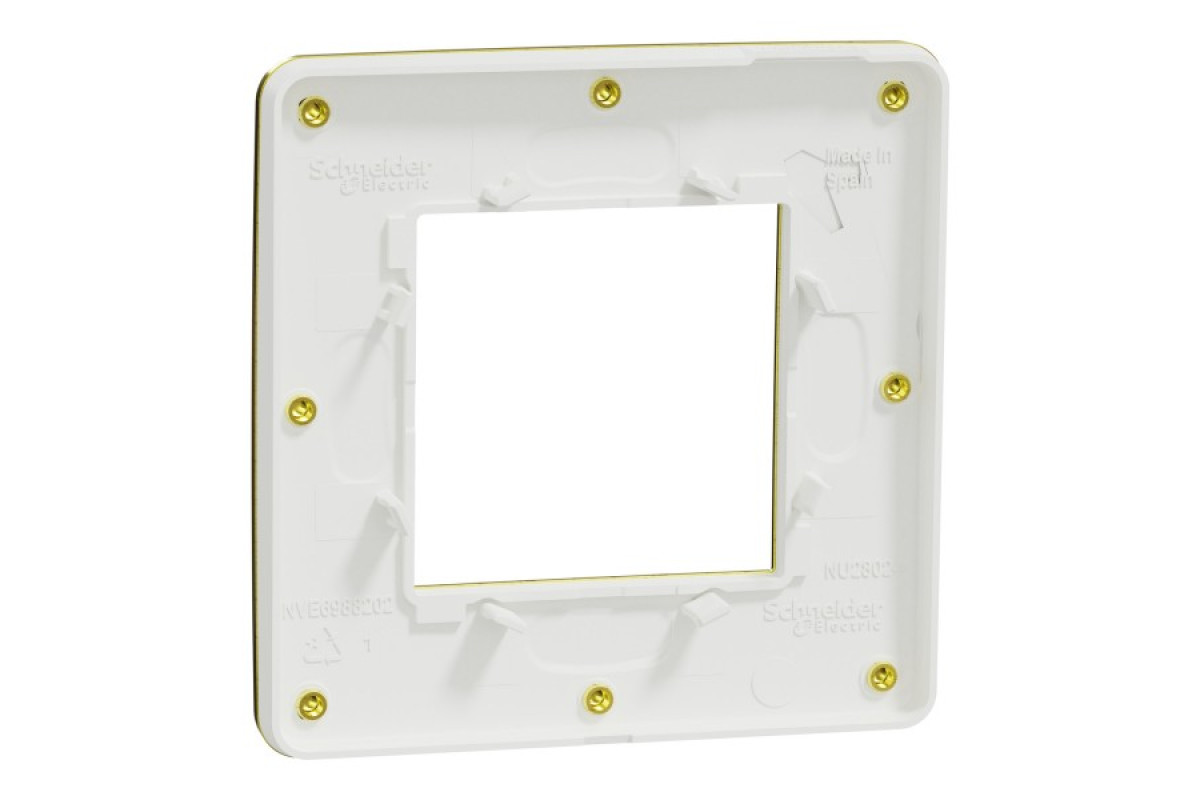 Рамка Unica Studio Metal, 1 постова, золото (NU280259M)