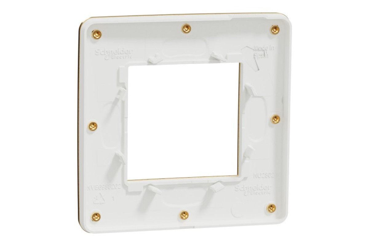 Рамка Unica Studio Metal, 1 постова, мідь (NU280257M)