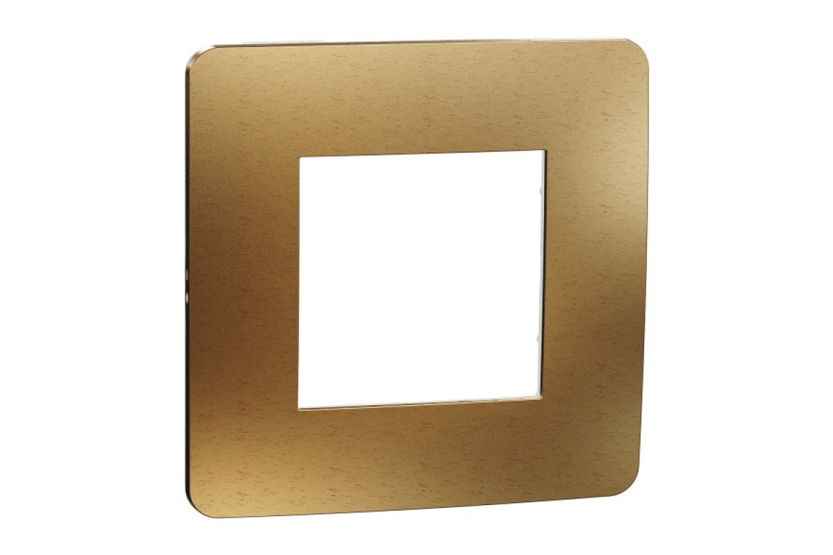 Рамка Unica Studio Metal, 1 постова, мідь (NU280257M)