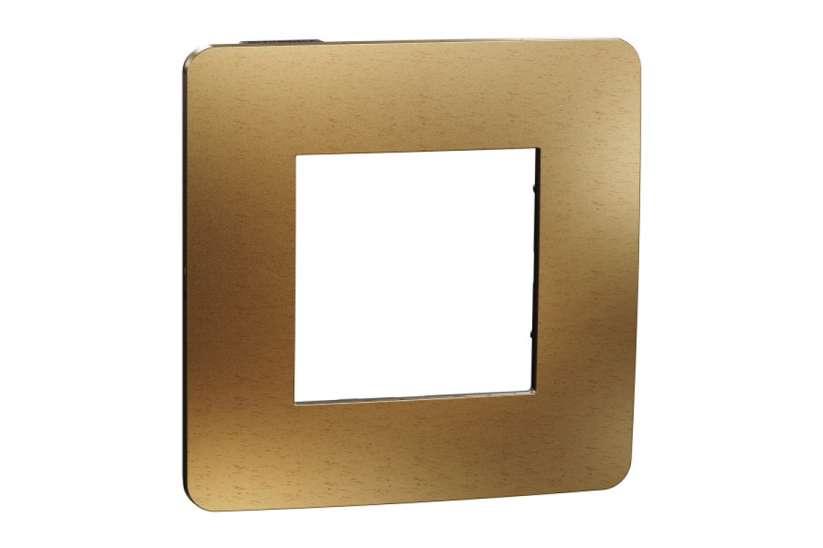 Рамка Unica Studio Metal, 1 постова, мідь (NU280258M)