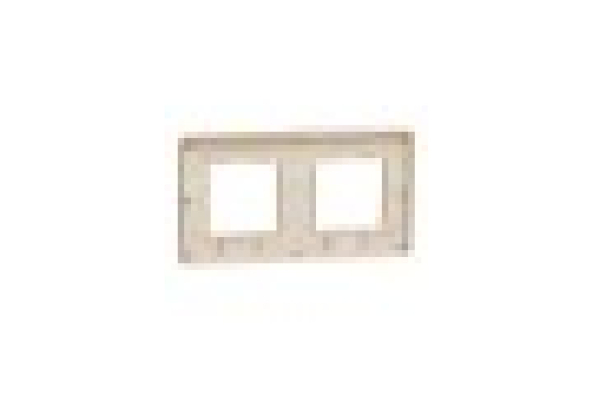 Рамка Unica Studio Metal, 2 пости, 2 x 2 модуля, бронза або беж (NU280451M)