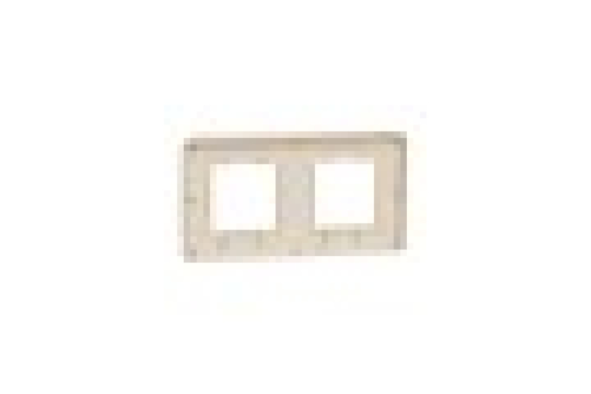 Рамка Unica Studio Metal, 2 пости, 2 x 2 модуля, золото або беж (NU280460M)