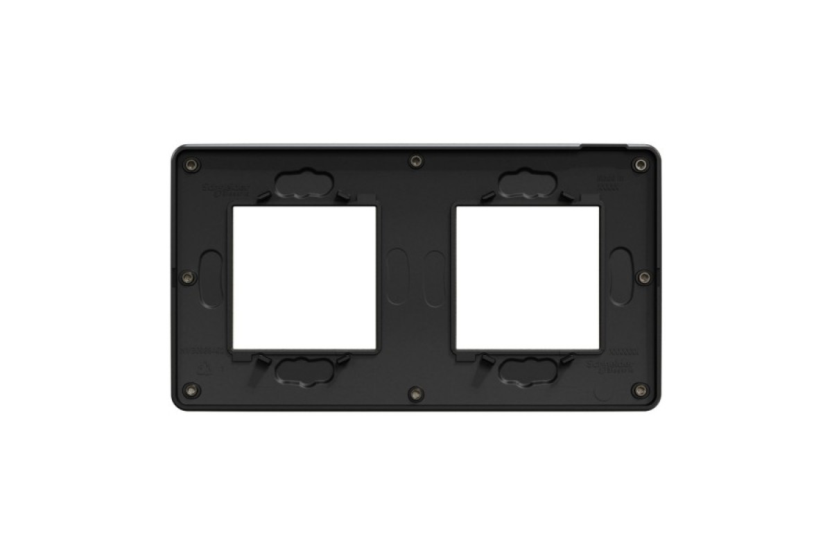 Рамка Unica Studio Metal, 2 пости, антрацит (NU280453M)