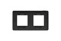 Рамка Unica Studio Metal, 2 пости, антрацит (NU280453M)