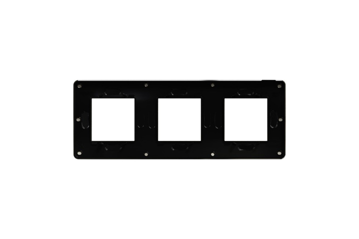 Рамка Unica Studio Metal, 3 пости, бронза (NU280652M)