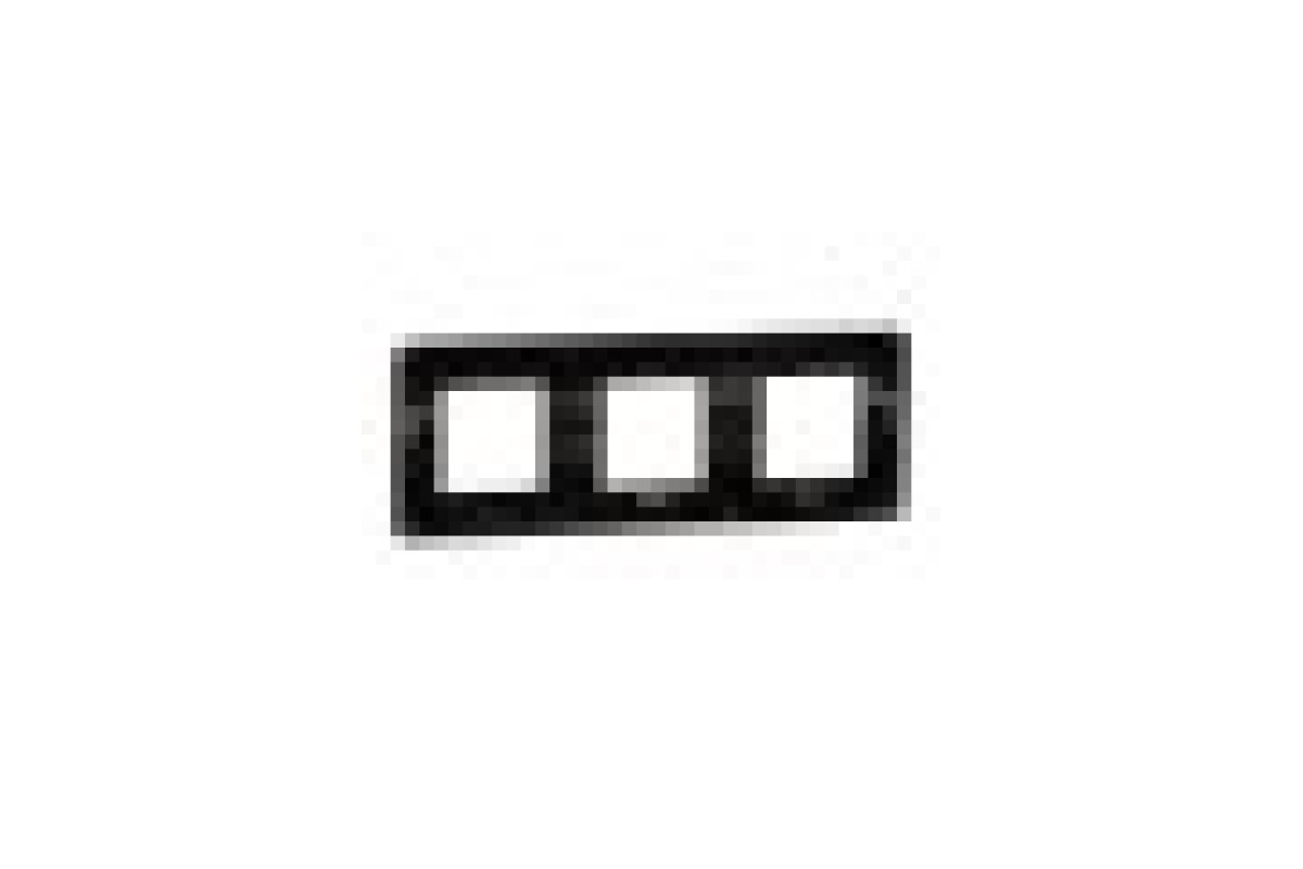 Рамка Unica Studio Metal, 3 пости, бронза (NU280652M)