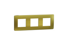 Рамка Unica Studio Metal, 3 пости, золото (NU280662M)