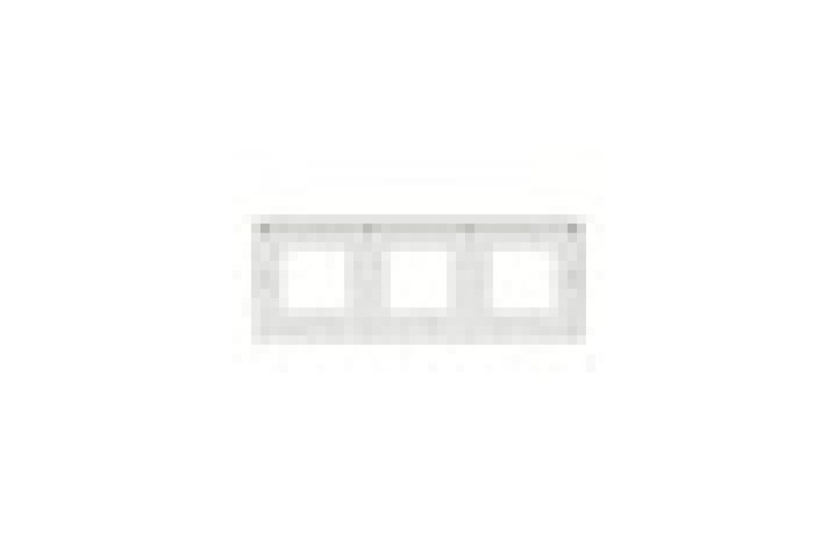 Рамка Unica Studio Metal, 3 пости, мідь (NU280657M)