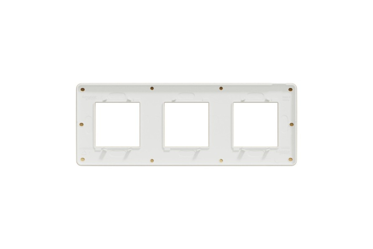 Рамка Unica Studio Metal, 3 пости, мідь (NU280657M)