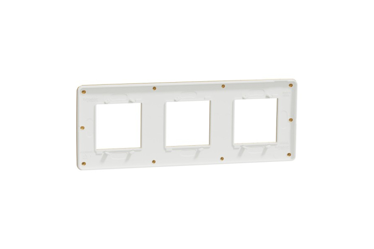 Рамка Unica Studio Metal, 3 пости, мідь (NU280657M)