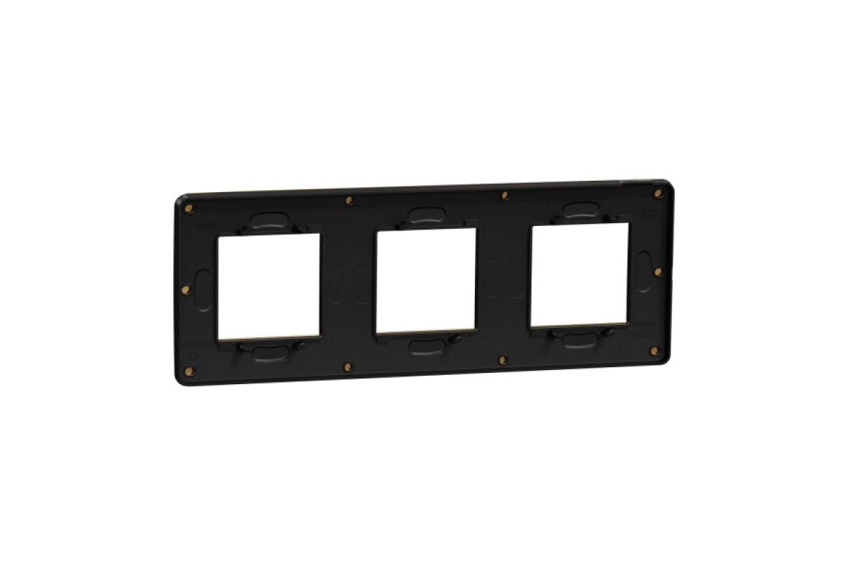 Рамка Unica Studio Metal, 3 пости, мідь (NU280658M)