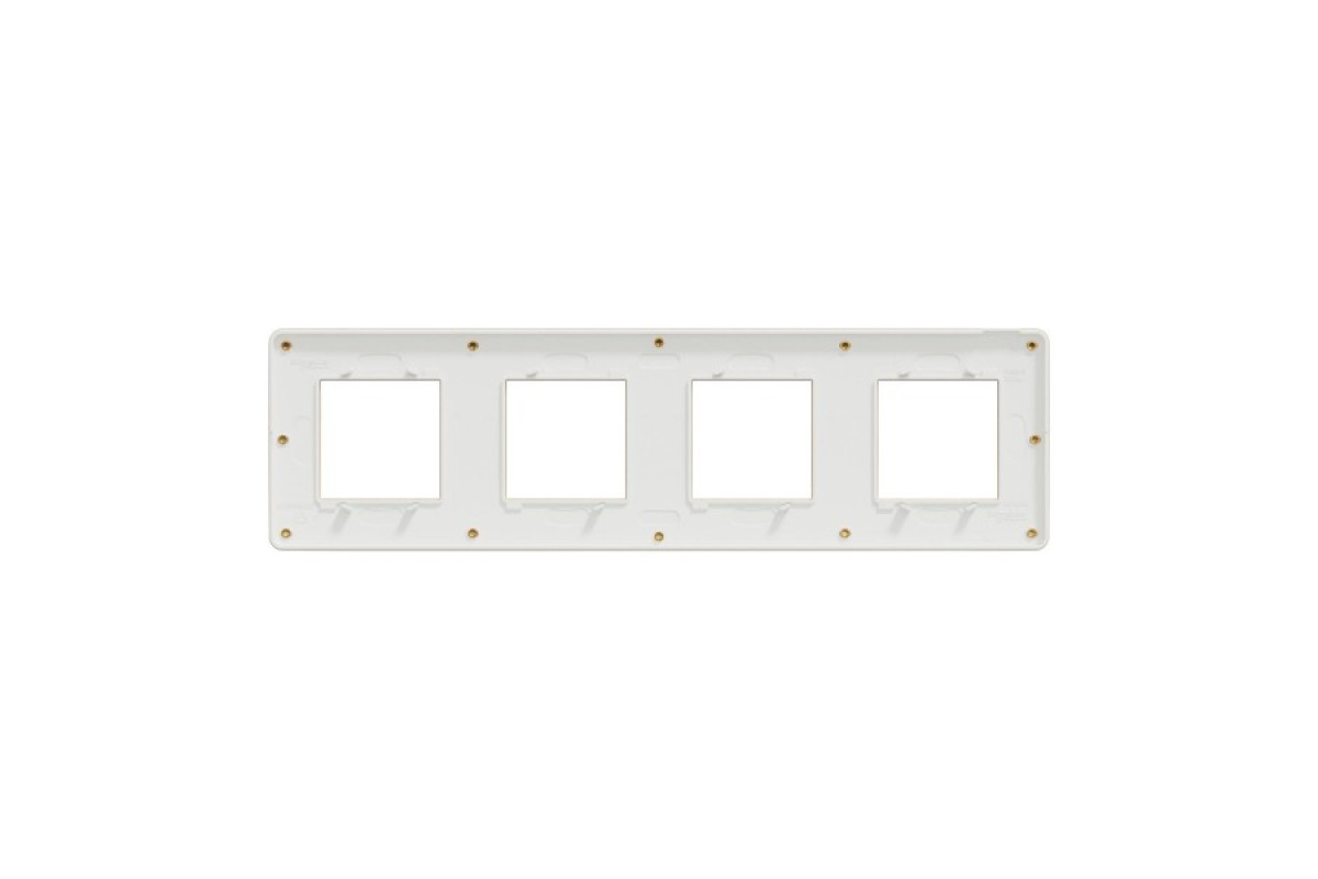 Рамка Unica Studio Metal, 4 пости, мідь (NU280857M)