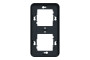 Рамка двомісна вертикальна IP55 Mureva Styl, чорна (MUR34151)