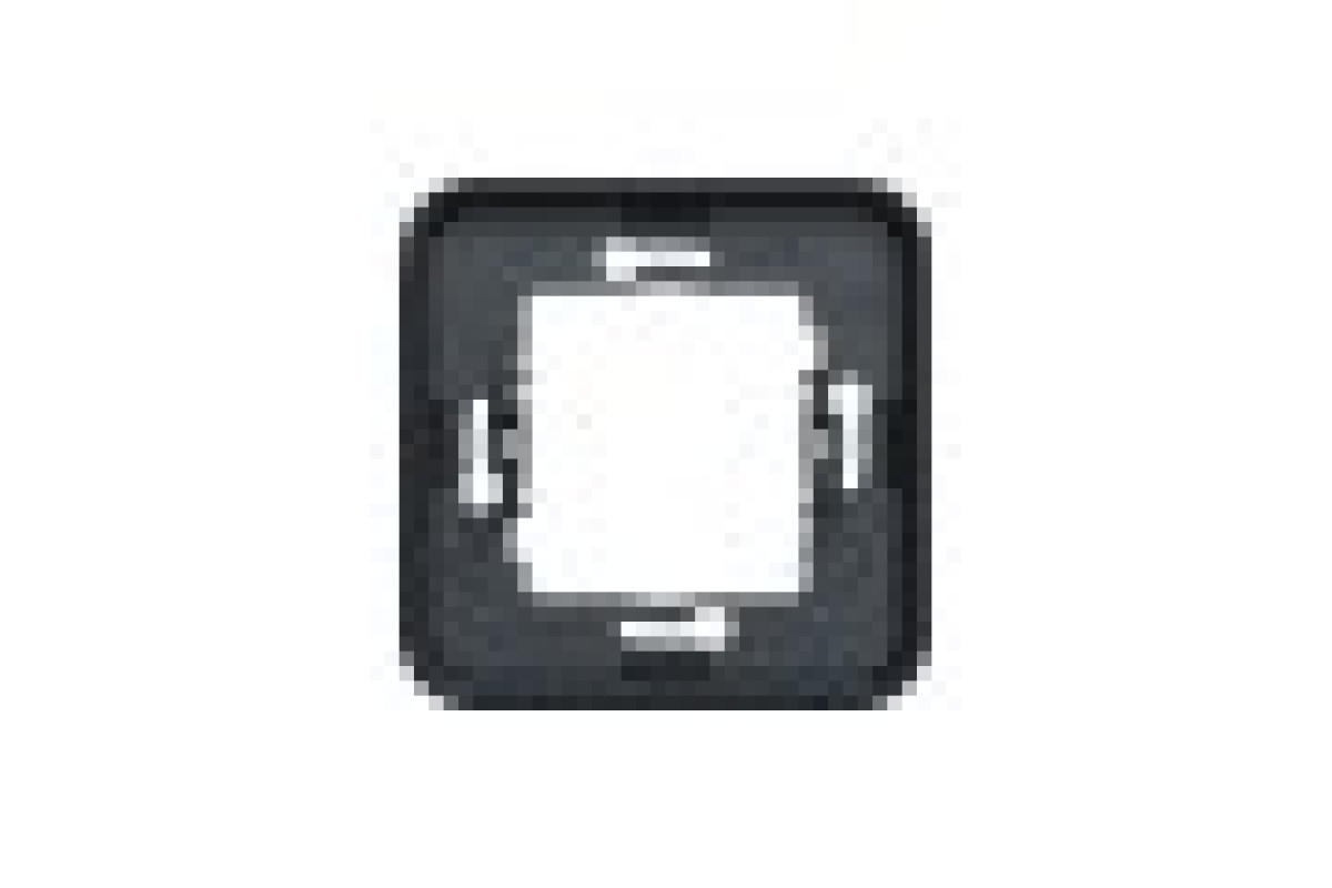 Рамка одномісна горизонтальна IP55 Mureva Styl, чорна (MUR34107)