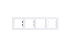Рамка чотиримісна Горизонтальна, Біла Asfora (EPH5800421)