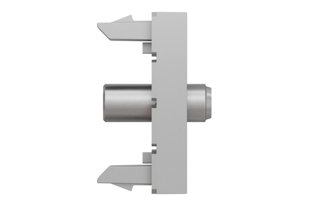 Розетка Coaxial F-type, 1 модуль алюм (NU346830)