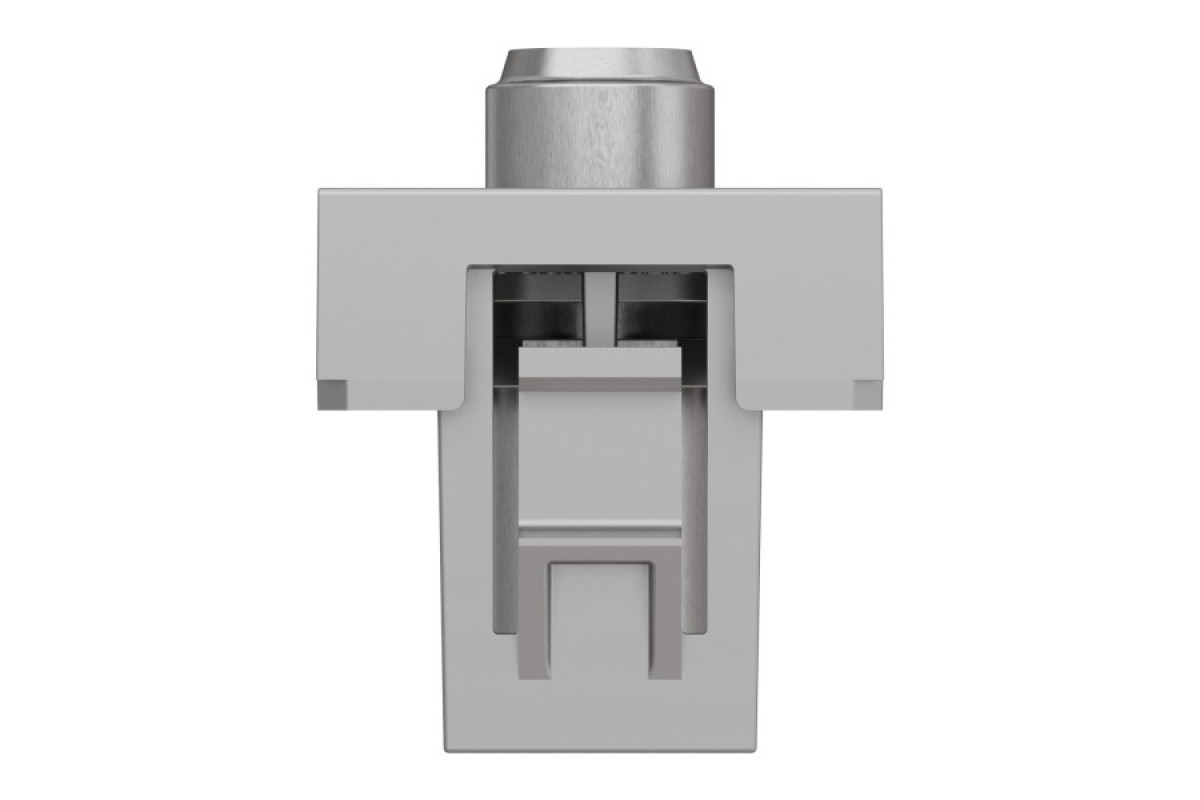 Розетка Coaxial F-type, 1 модуль алюм (NU346830)