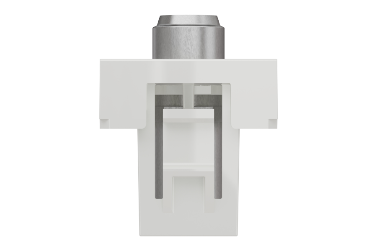 Розетка Coaxial F-type, 1 модуль біла (NU346818)