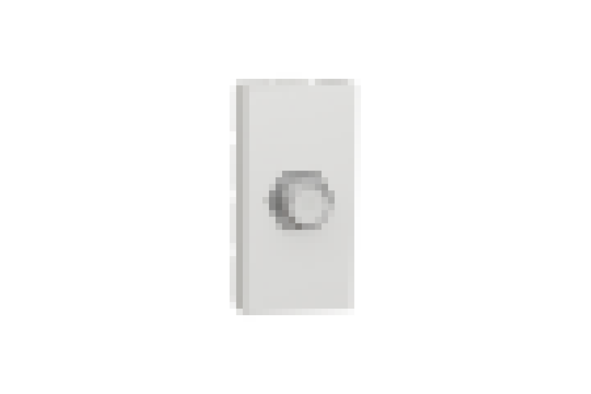 Розетка Coaxial F-type, 1 модуль біла (NU346818)