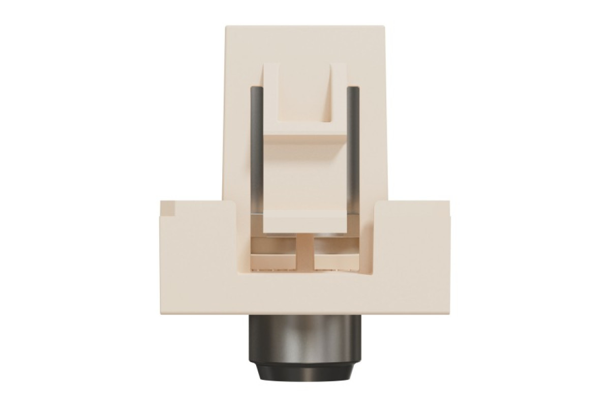 Розетка Coaxial F-type, 1 модуль, бежева Unica New Studio (NU346844)