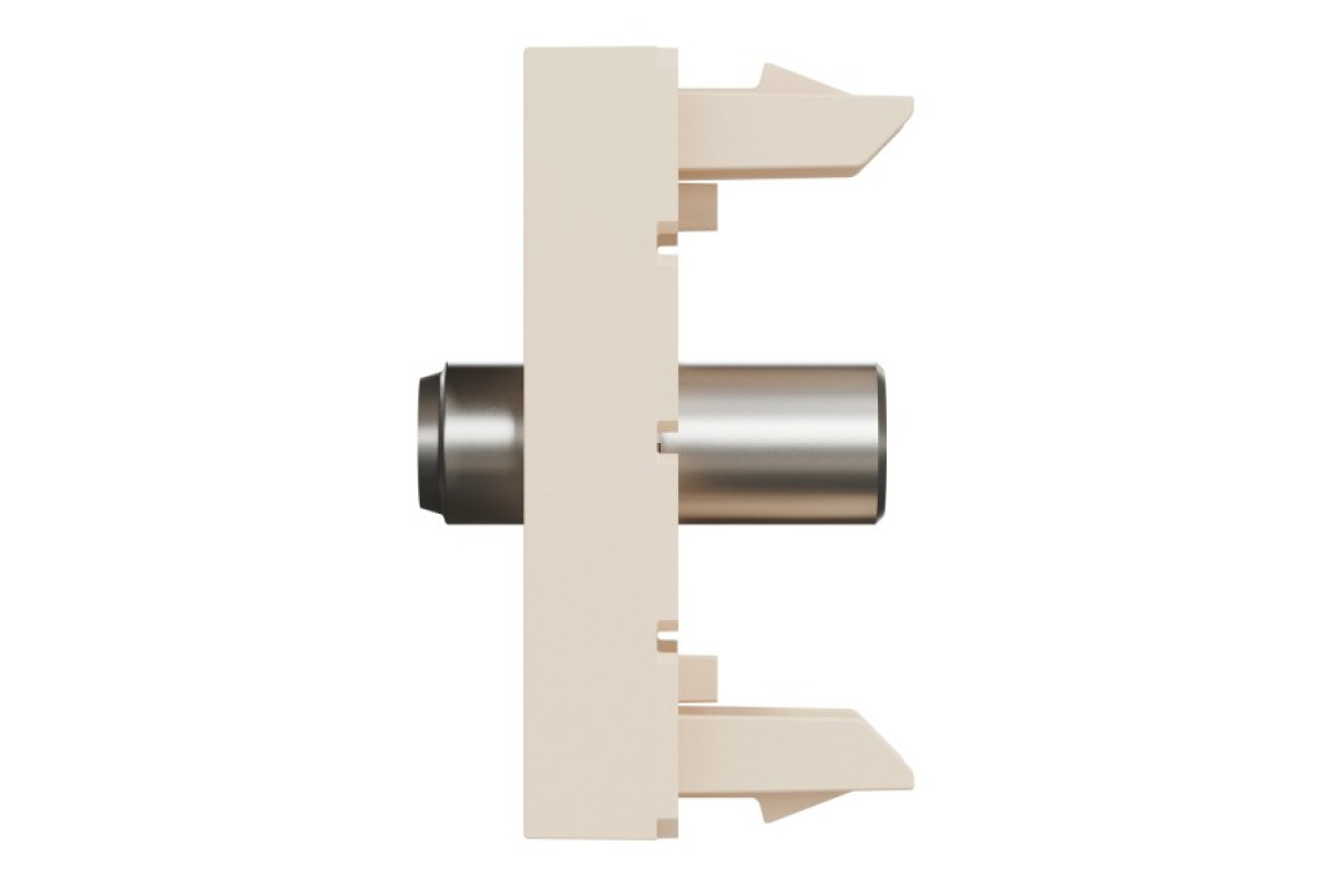 Розетка Coaxial F-type, 1 модуль, бежева Unica New Studio (NU346844)