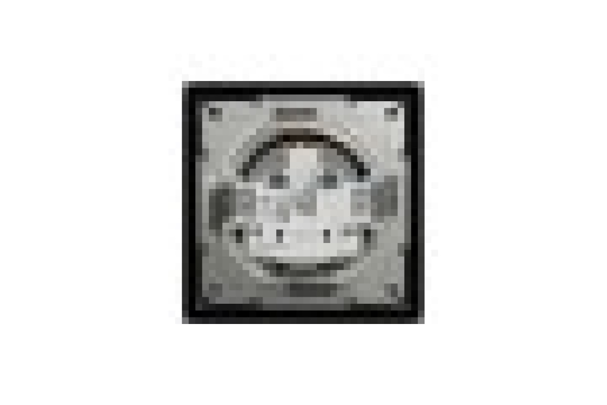 Розетка IP44 з кришкою, з заземленням, з захисними шторками, Антрацит Asfora (EPH3100371)