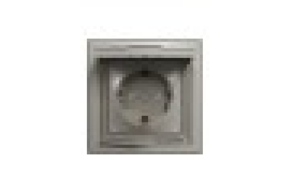 Розетка IP44 з кришкою, з заземленням, з захисними шторками, Бронза Asfora (EPH3100369)