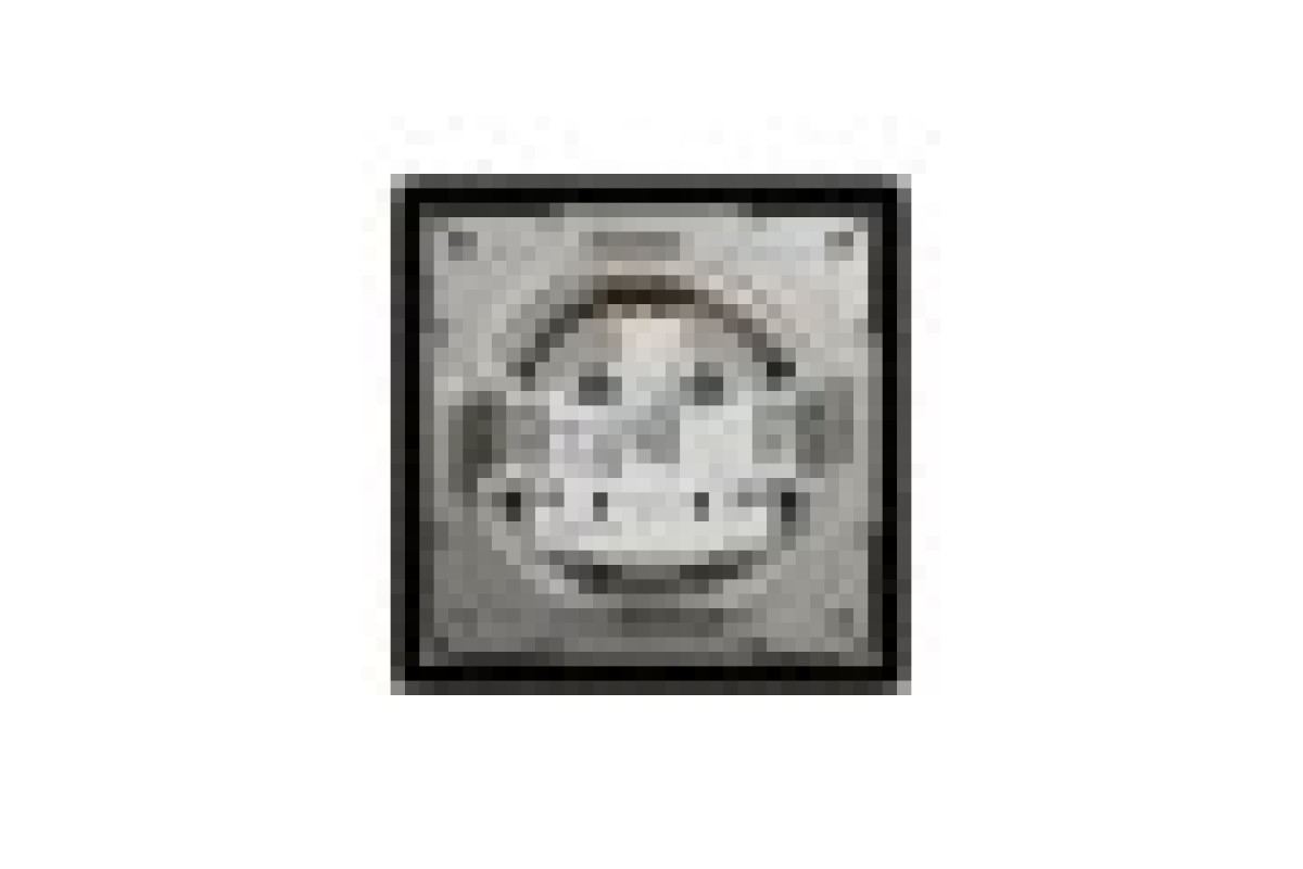 Розетка IP44 з кришкою, з заземленням, з захисними шторками, Бронза Asfora (EPH3100369)