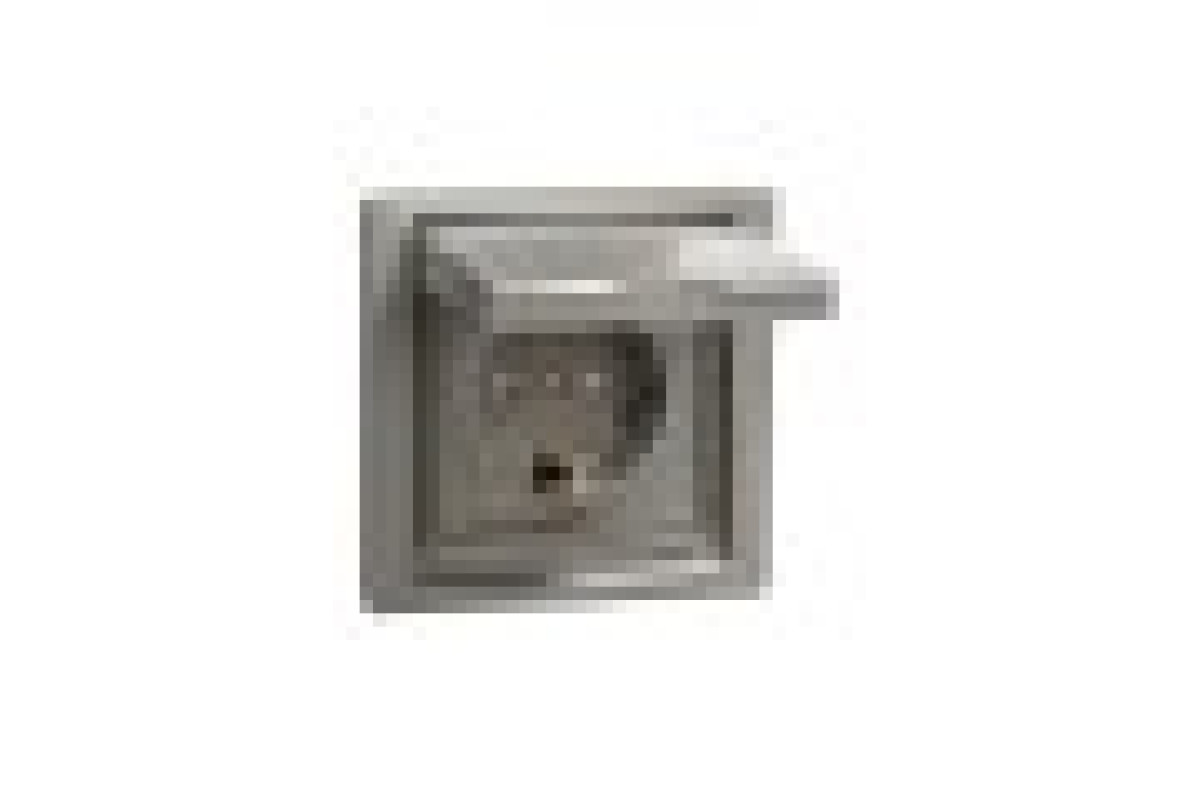 Розетка IP44 з кришкою, з заземленням, з захисними шторками, Бронза Asfora (EPH3100369)