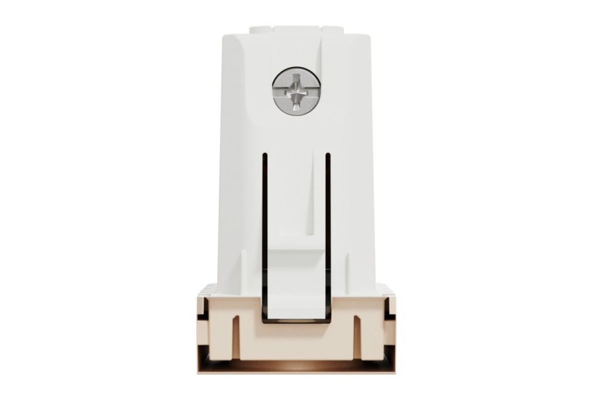 Розетка New Unica, механізм, 2P, 10A, European, за шторками, IP3x, бежевий (NU303144)