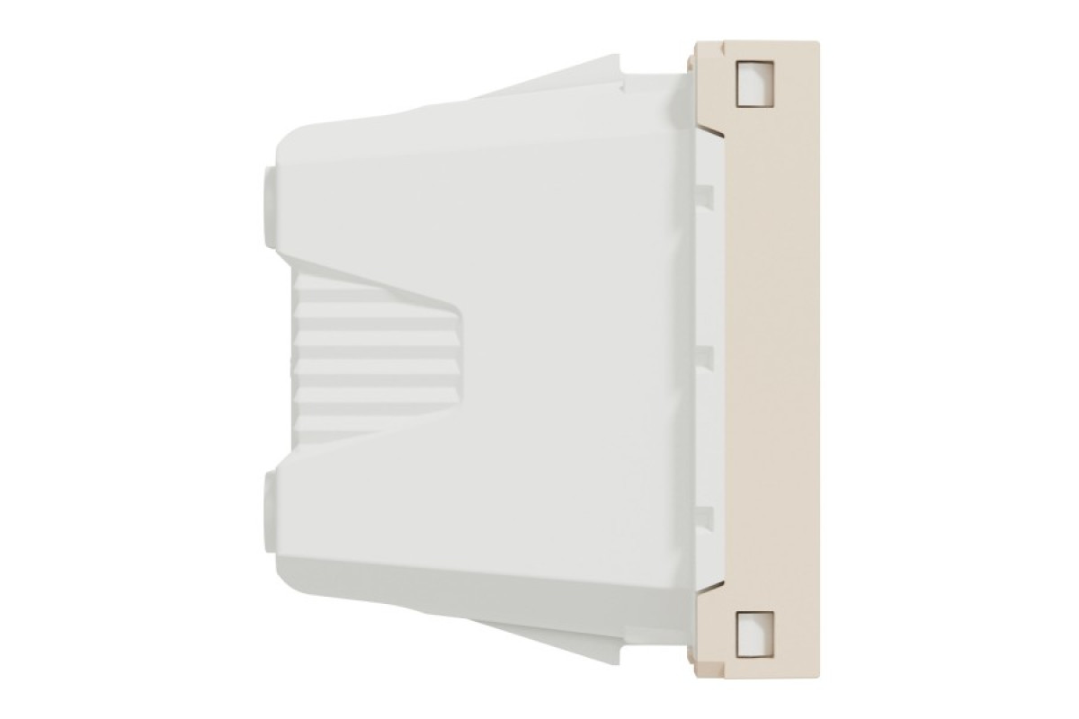 Розетка New Unica, механізм, 2P, 10A, European, за шторками, IP3x, бежевий (NU303144)