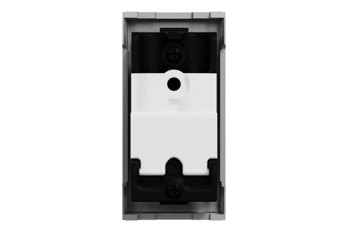 Розетка TV одинарна, 1 модуль алюміній (NU346130)