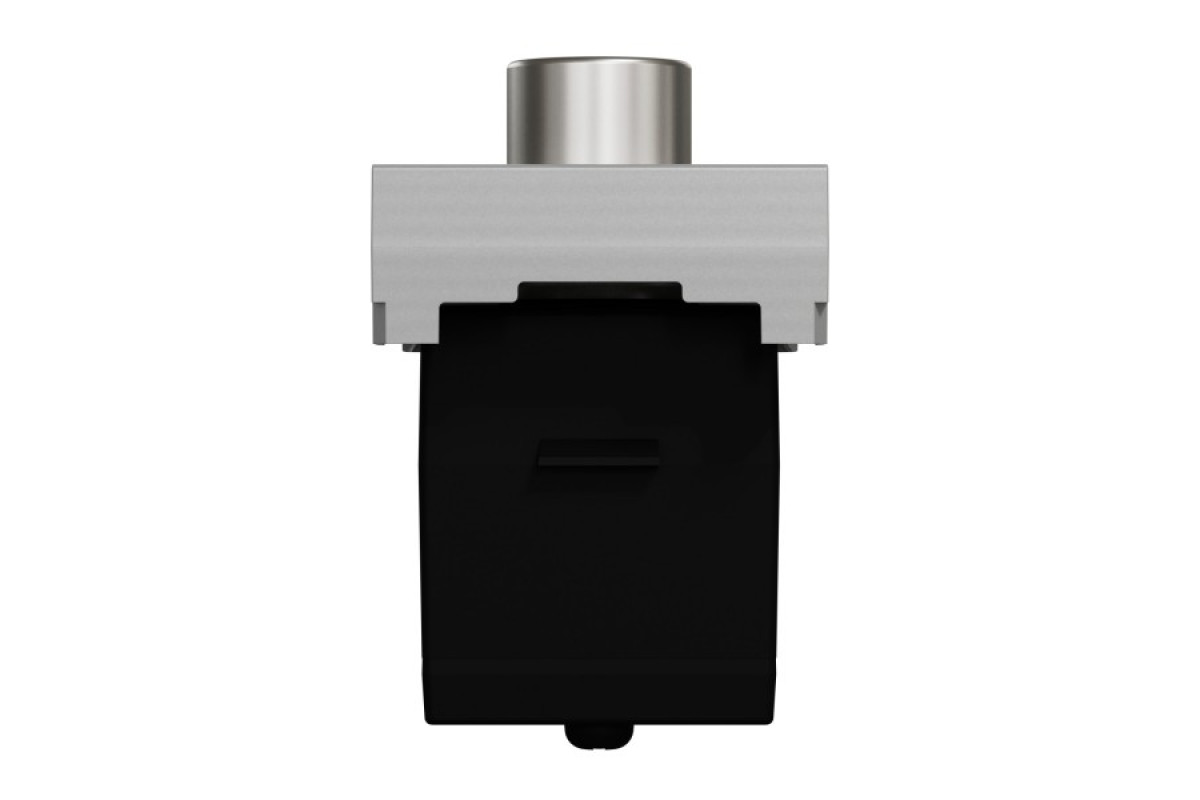 Розетка TV одинарна, 1 модуль алюміній (NU346130)