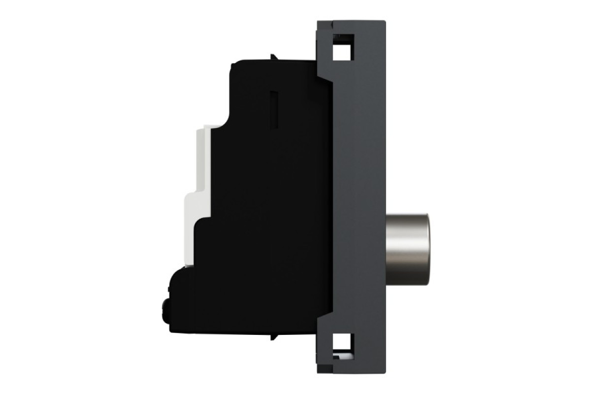 Розетка TV одинарна, 1 модуль антрацит (NU346154)