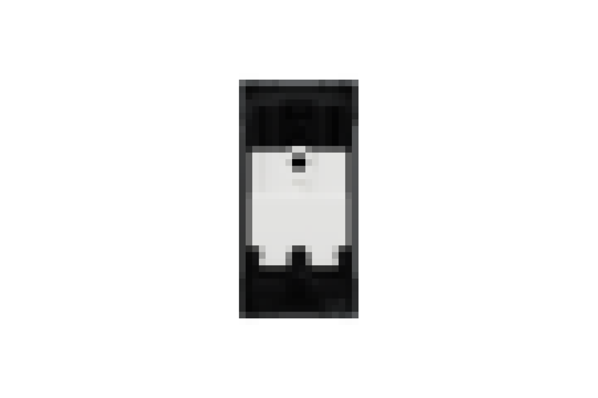 Розетка TV одинарна, 1 модуль антрацит (NU346154)