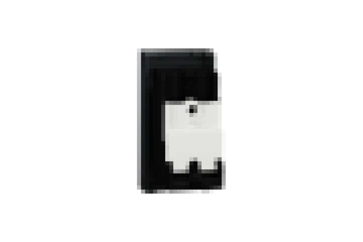 Розетка TV одинарна, 1 модуль антрацит (NU346154)