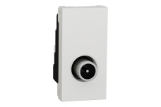 Розетка TV одинарна, 1 модуль білий (NU346118)