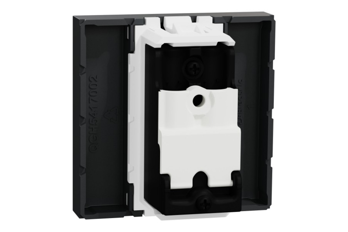 Розетка TV одинарна, 2 модулі антрацит (NU346254)