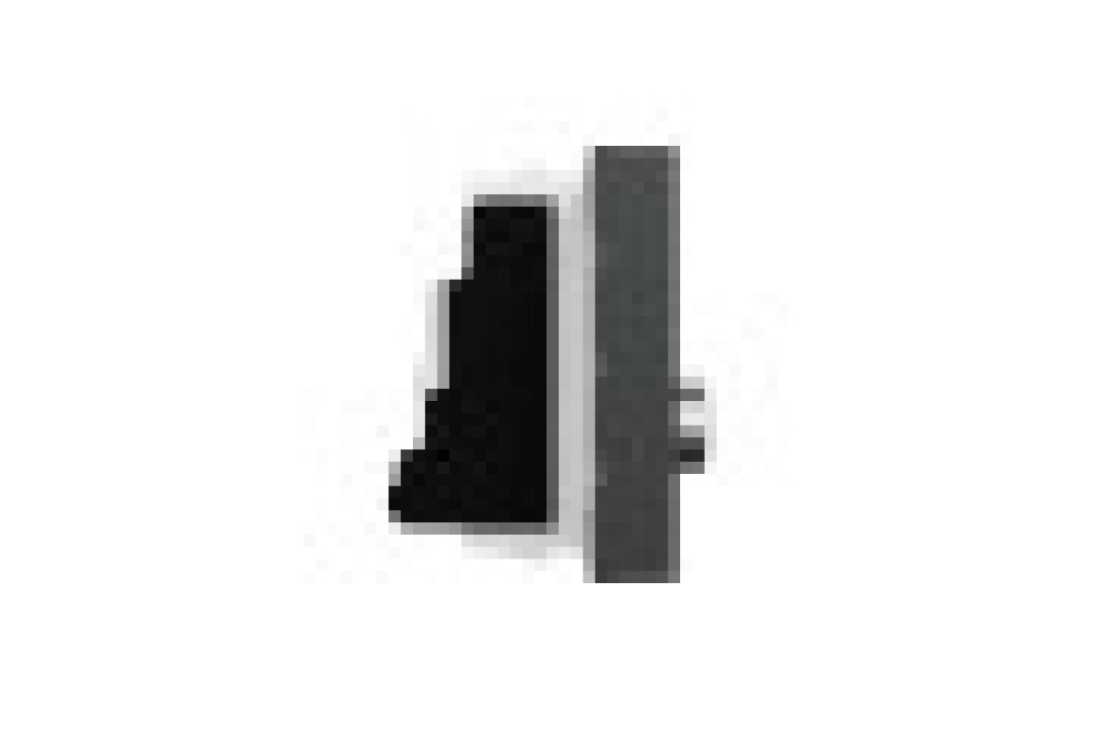 Розетка TV одинарна, 2 модулі антрацит (NU346254)