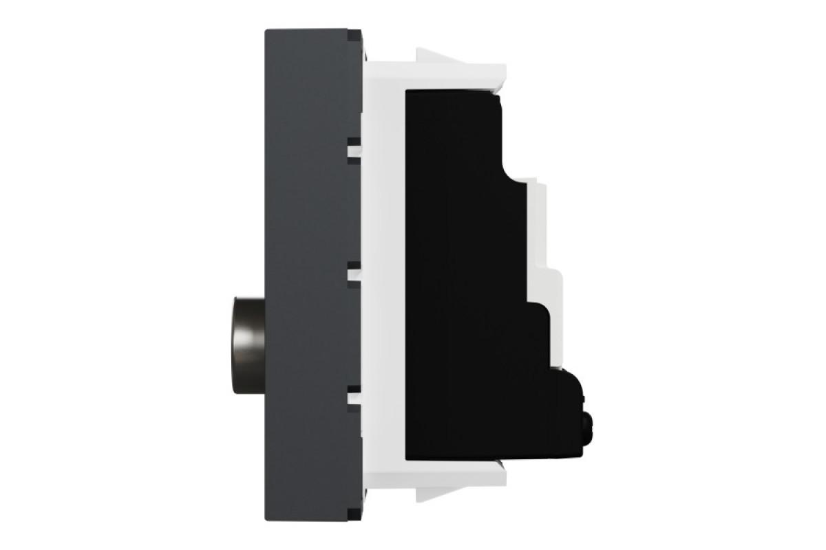 Розетка TV одинарна, 2 модулі антрацит (NU346254)