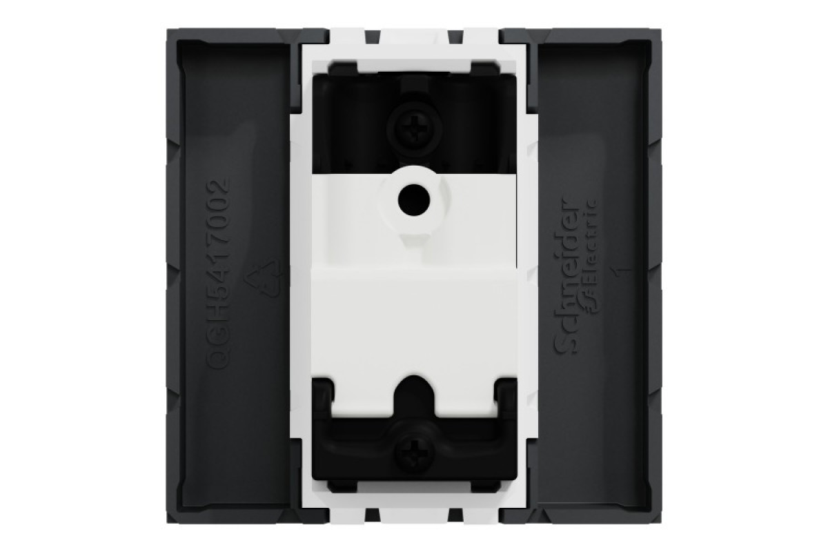 Розетка TV одинарна, 2 модулі антрацит (NU346254)