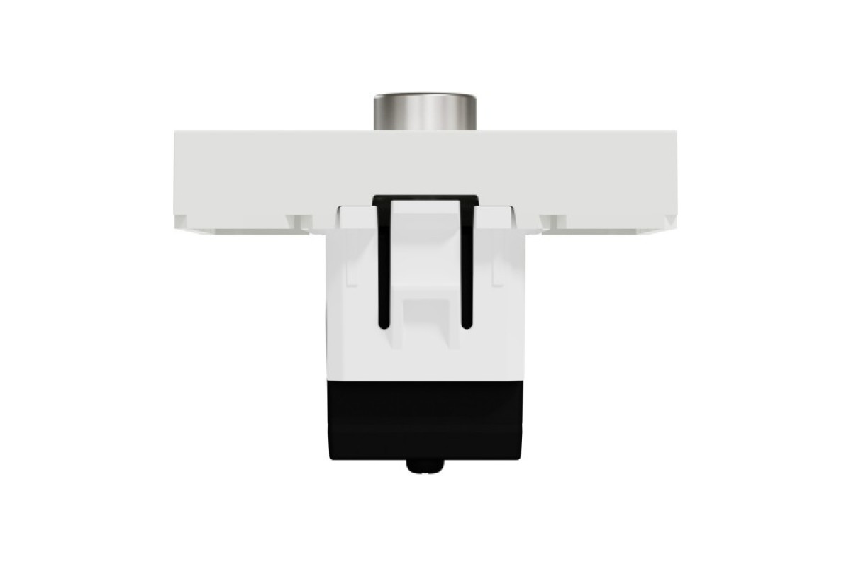 Розетка TV одинарна, 2 модулі білий (NU346218)