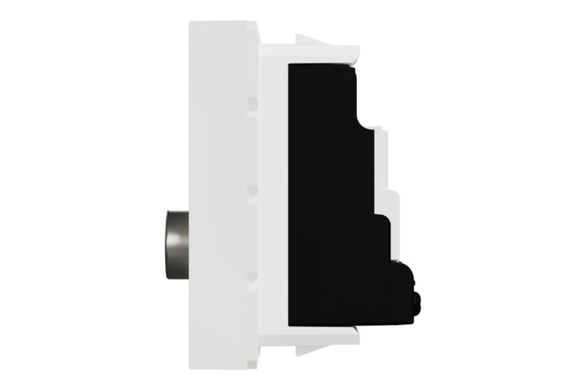 Розетка TV одинарна, 2 модулі білий (NU346218)