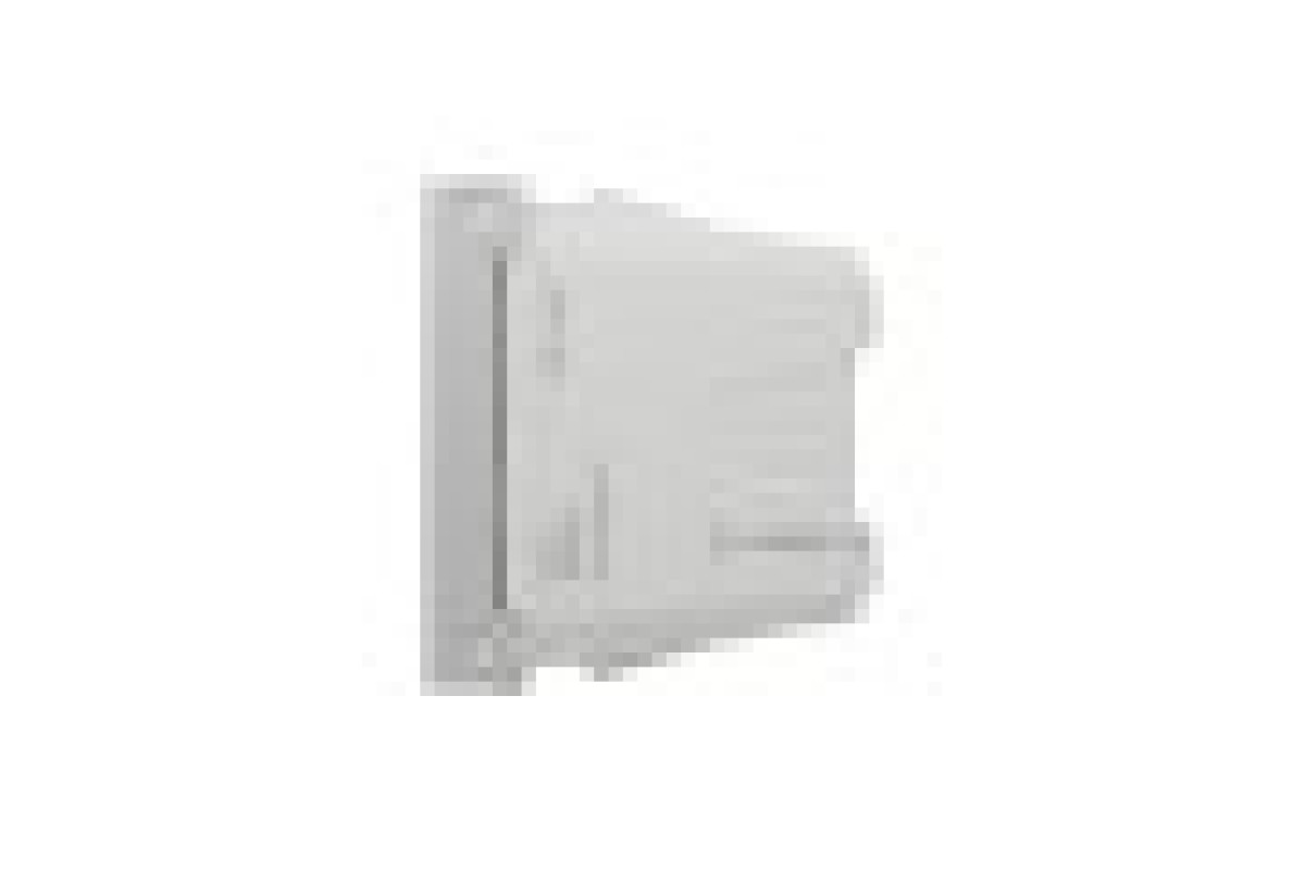 Розетка Unica New без заземлення зі шторками, клеми гвинтові, 1 модуль, алюміній (NU303130)