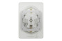 Розетка Unica New подвійна з з/к, зі шторками гвинтовими зажимами, білий (NU206718)